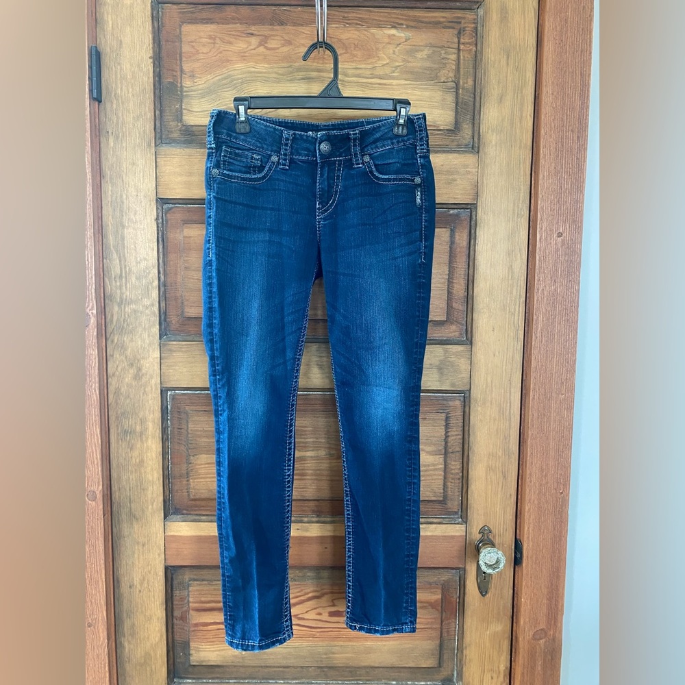 Silver Jeans Dark Blue Skinny Jeans